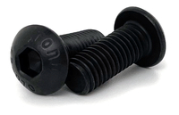 M10-1.50 X 16MM BLACK ICE BUTTON HEAD SOCKET CAP SCREW A2 STAINLESS