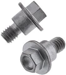 024-80612 M6-1.0 X 12MM EURO STYLE HEX HEAD FLANGE SHOULDER BOLT (10/PK)