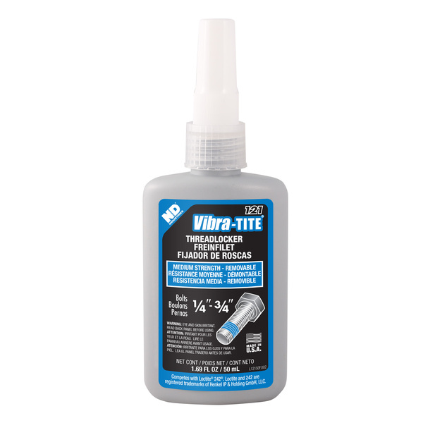 ND12150 Vibra-TITE Medium Strength (Removal Grade) Blue Threadlocker 50 ML