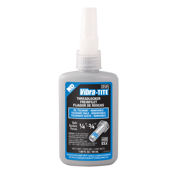 ND12250 Vibra-TITE Oil Tolerant Blue Threadlocker 50 ML