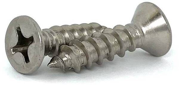 S125250FT #8 X 2-1/2 STAINLESS STEEL FLAT HEAD PHILLIPS SELF-TAPPING SCREW