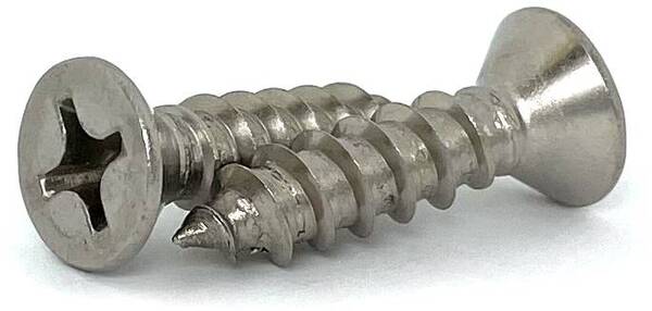 S220050FT #12 X 1/2 STAINLESS STEEL FLAT HEAD PHILLIPS SELF-TAPPING SCREW