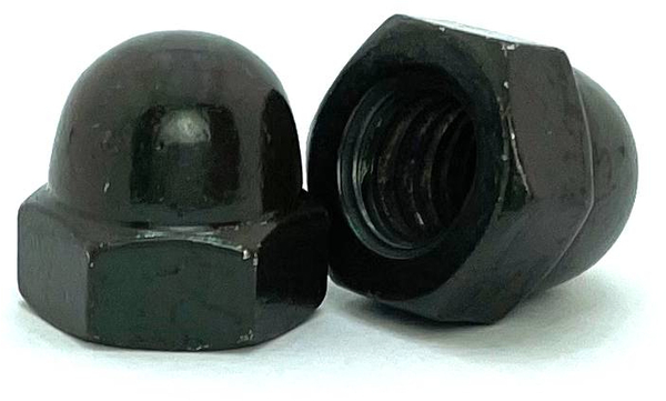 S44020CNB 7/16-20 BLACK ICE "ACORN" CAP NUT 18-8 STAINLESS