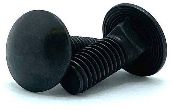 S500C100CBB 1/2-13 X 1 BLACK ICE CARRIAGE BOLT 18-8 STAINLESS