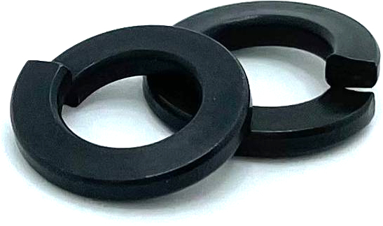 S250LWB 1/4 BLACK ICE SPLIT LOCK WASHER 18-8 STAINLESS