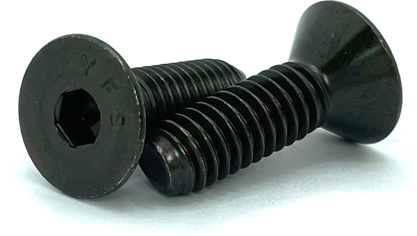 S310F075FHB 5/16-24 X 3/4 BLACK ICE FLAT HEAD SOCKET CAP SCREW 18-8 STAINLESS