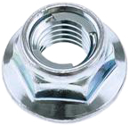 M8-1.25 12AF HEX FLANGE FUJI-LOCK NUT (10/PK)