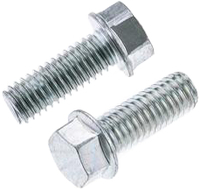 M6-1.0 X 16MM 8AF HEX HEAD FLANGE BOLT (10/PK)