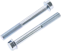 M6-1.0 X 50MM 8AF HEX HEAD FLANGE BOLT (10/PK)