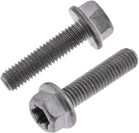 M5-0.8 X 20MM 8AF EURO STYLE HEX HEAD TORX FLANGE BOLT (10/PK)