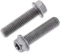 M8-1.25 X 30MM 10AF EURO STYLE HEX HEAD TORX FLANGE BOLT (10/PK)