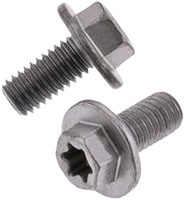 M6-1.0 X 12MM 8AF EURO STYLE HEX HEAD TORX LARGE FLANGE BOLT (10/PK)