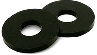 #10 NYLON USS FLAT WASHER BLACK