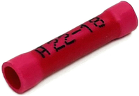 22-18 GA VINYL INSULATED BUTT CONNECTORS RED