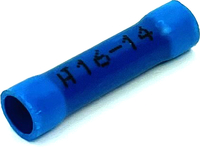 16-14 GA VINYL INSULATED BUTT CONNECTORS BLUE