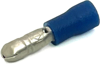 16-14 GA VINYL INSULATED MALE BULLET CONNECTORS .157 BLUE