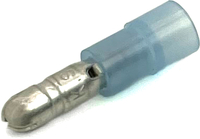 16-14 GA NYLON INSULATED MALE BULLET CONNECTORS .180 BLUE